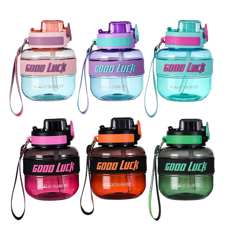 Portable Leakproof Water Bottle Large Capacity Cute Cup for Outdoor Sports Exercise Water Bottle