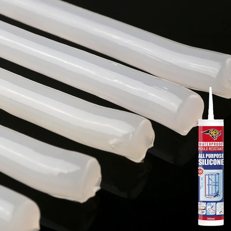 high quality 300ml general purpose acetic neutral quick dry glass waterproof silicone sealant