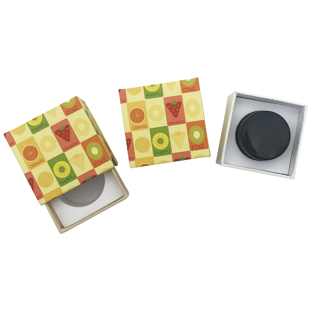 Child Resistant Lock 1ml Round Glass Jar Cardboard Box Concentrate Container Drawer Packaging Box with EVA Insert