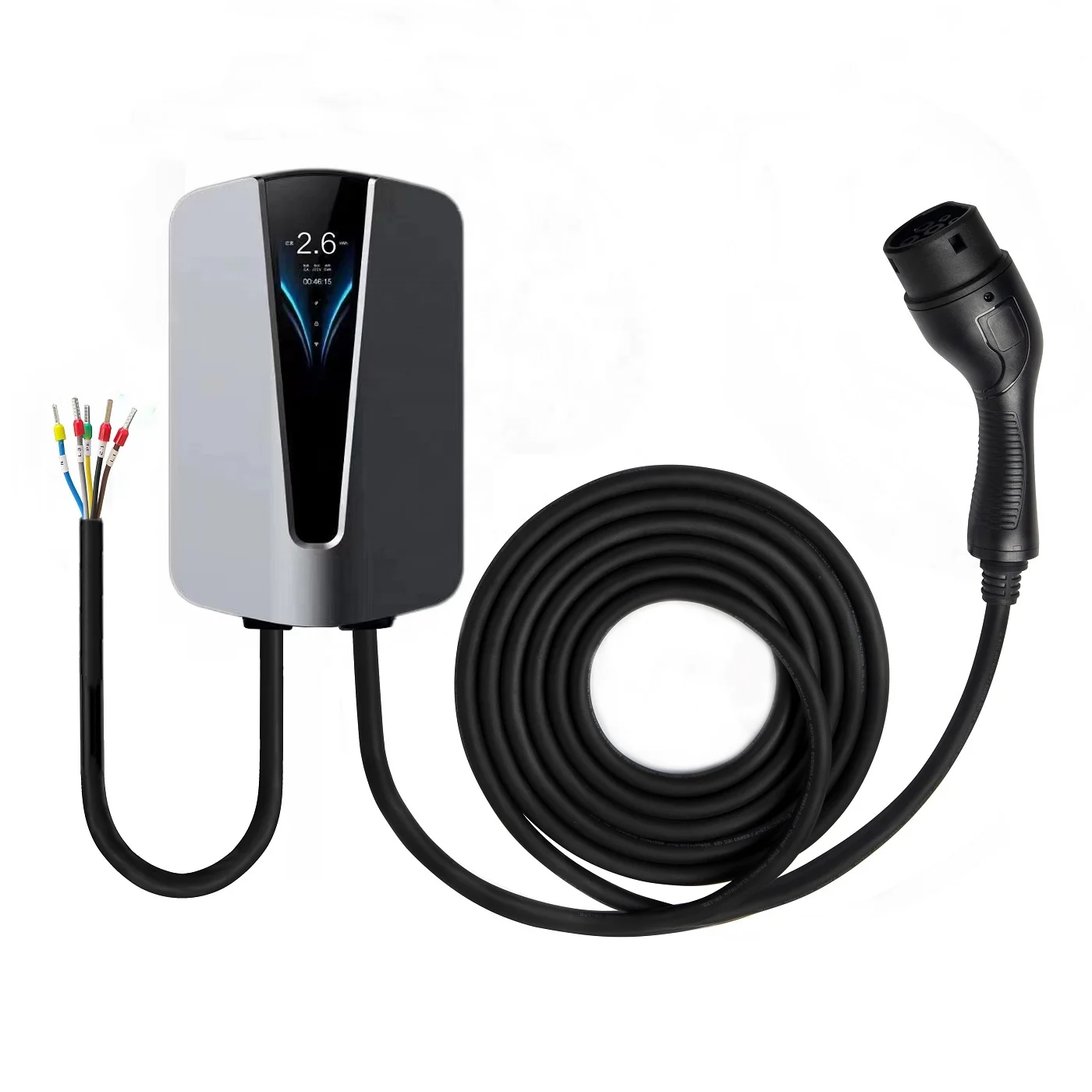 Custom Logo China Supplier IEC 62196 Type 2 11Kw Car Wall-Mounted EV Charging Station