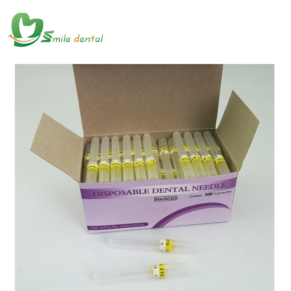 Disposable Dental Needle Dental Endo Irrigation Anaesthesia Needle 27G