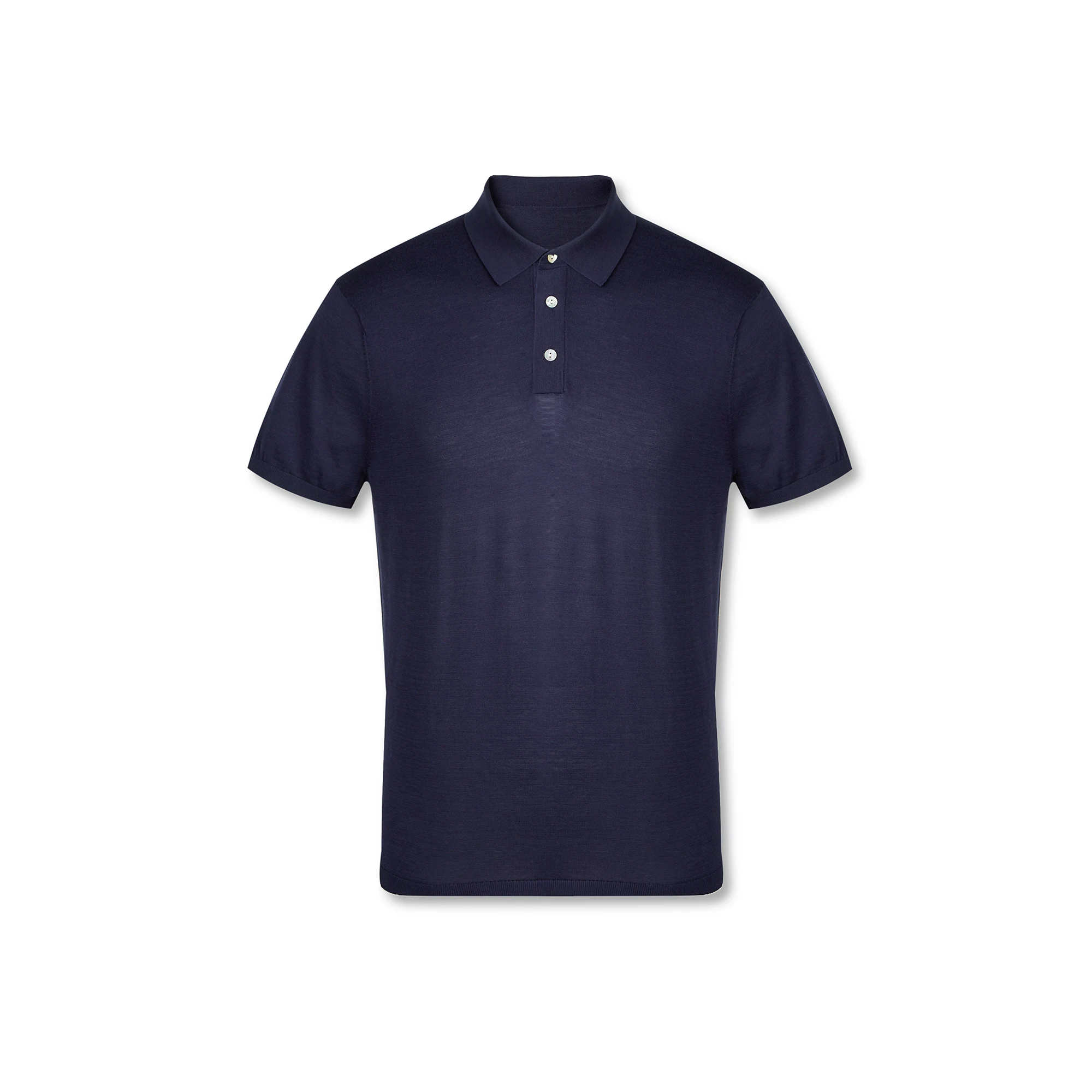 2021 мужской вязаный свитер с коротким рукавом, повседневный Однотонный свитер-поло с воротником, вязаная одежда