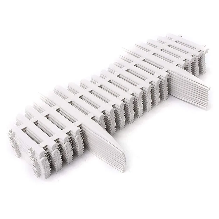 Garden Decoration White Garden Barrier Fence Plastic Small Garden Fence