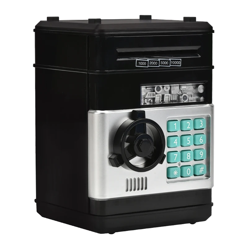 piggy bank for girls boys banknote and coin storage automatic banknote winding cryptographic piggy bank-best gift for kids