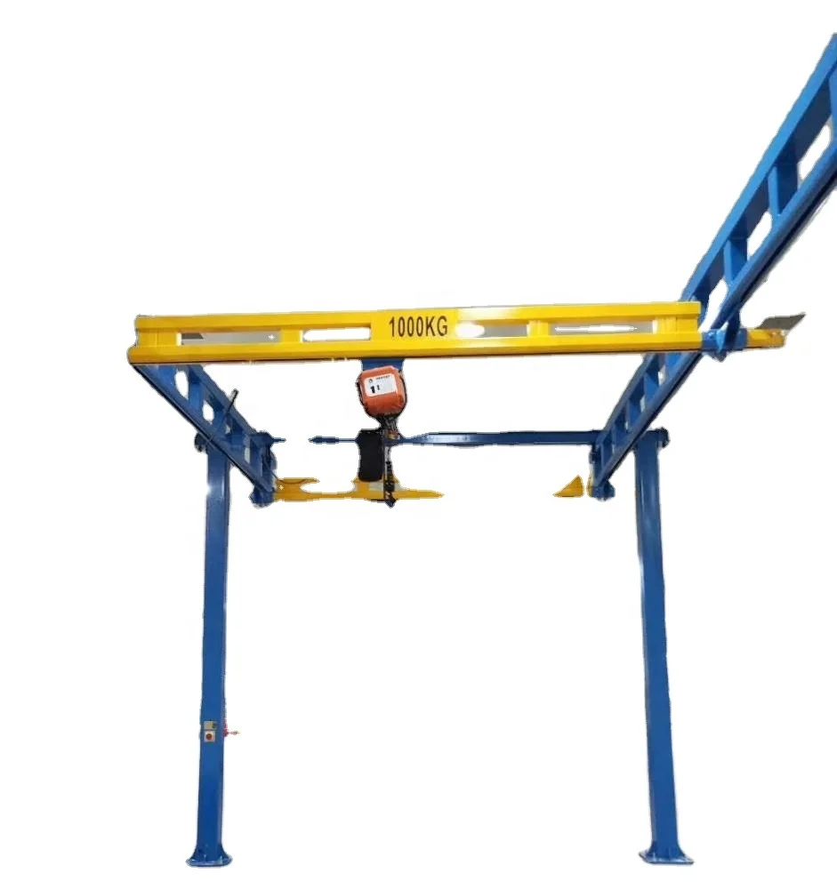 workstation bridge crane 2 ton electric overhead crane with electric hoist with CE/ISO