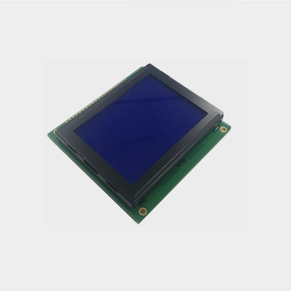 In Blue Background Cob 128x64 Lcd Arduino Lcm 12864 For Home Appliance And Industrial Application