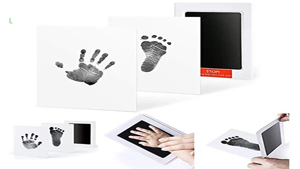 2025  Hot Selling Baby Care Non-Toxic Baby Handprint Footprint Imprint Kit Baby Souvenirs Casting Newborn Footprint