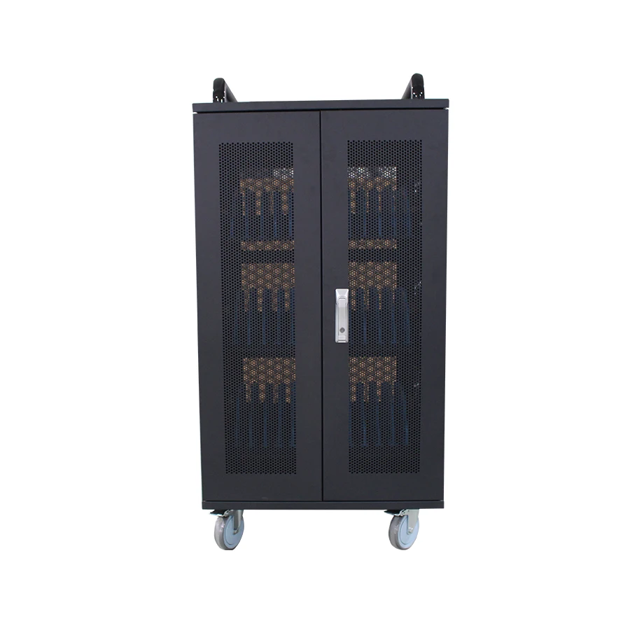 Tablet/Chromebook AC Charging Cart With Israel Outlets