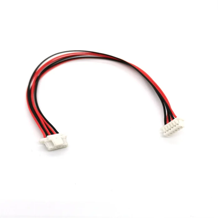 automobile wiring harness length 120cm 6pin SH 1.25 housing connector 28AWG customizable