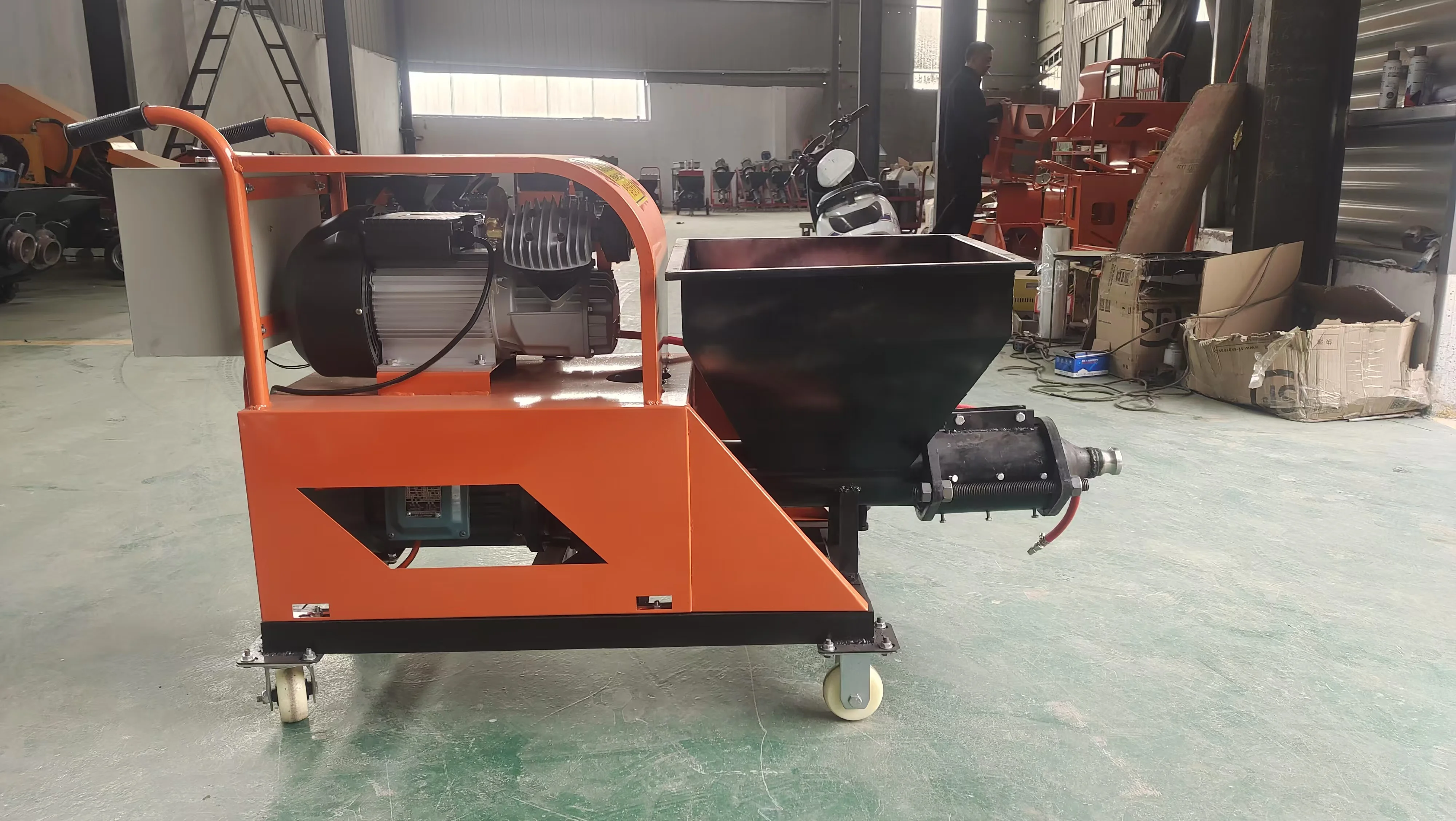 New Products Concrete Spraying Machine with Mixer Mortar Spraying Machine Spray Painting Machine