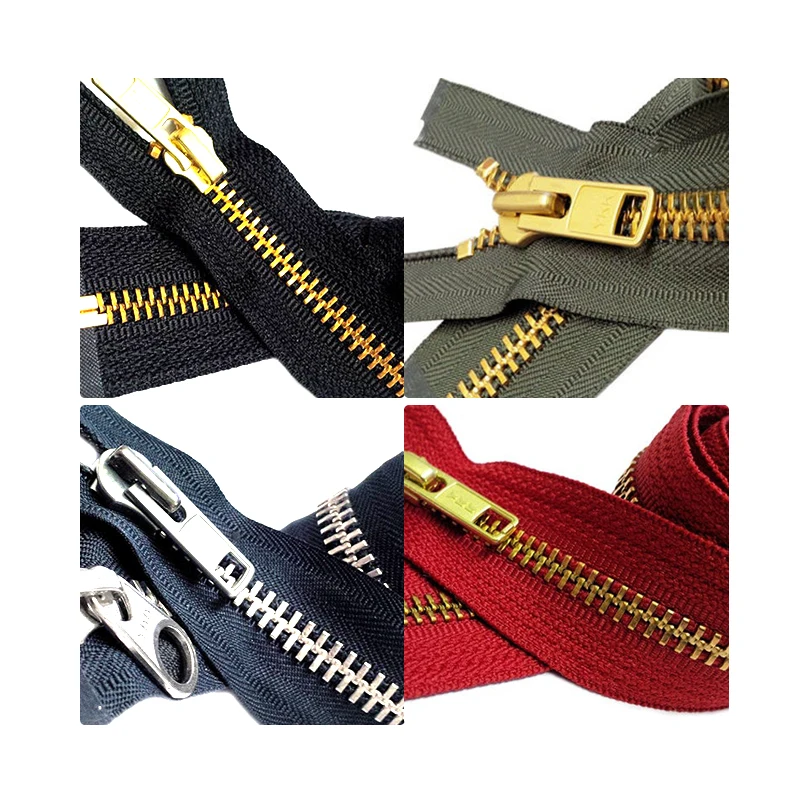 Factory Direct Supply Good Price Bag Jeans Jackets Custom Metal Zipper OEM backpack zippers