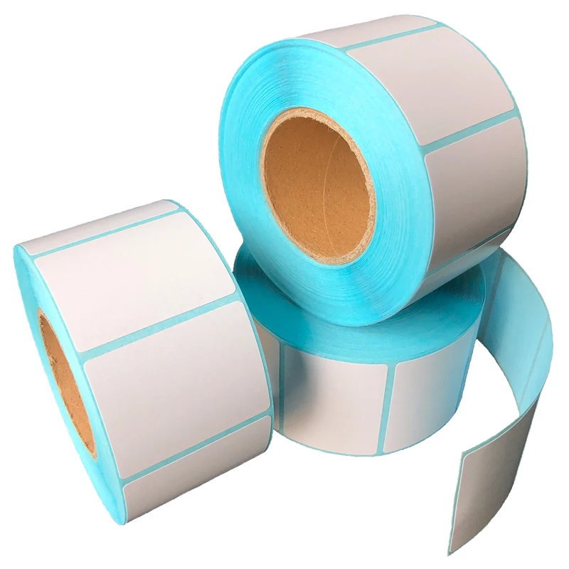 Factory Price Custom Label Rolls 60*40Thermal Transfer Metallized Paper Sticker