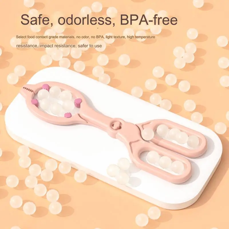 Baby Milk Bottle Tongs for Disinfection BPA-free Multifunction Plastic Bottle Tongs Heat-Resistant