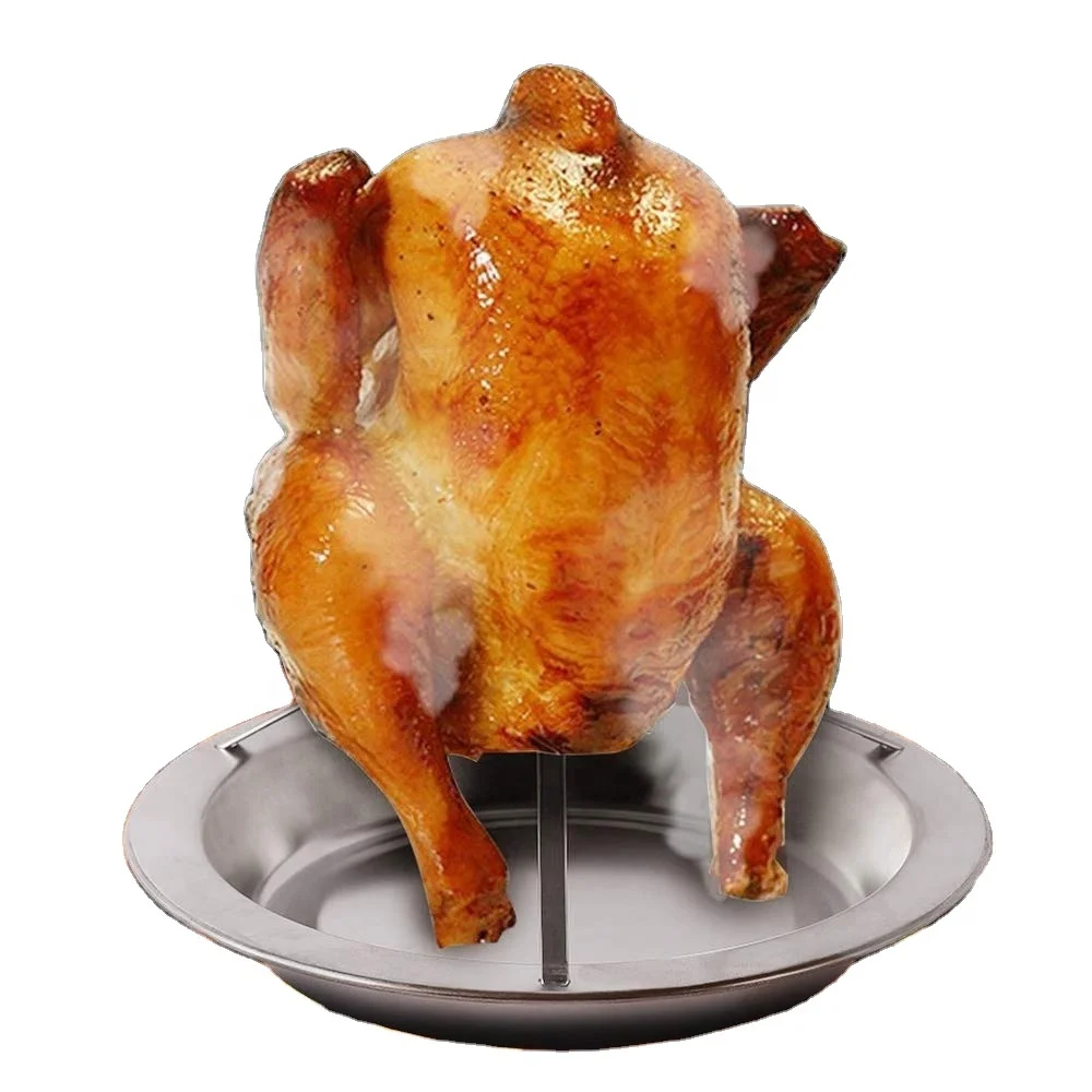 New Style Vertical Chicken Roaster Rack Duck Holder Grill Stand With Big Discount