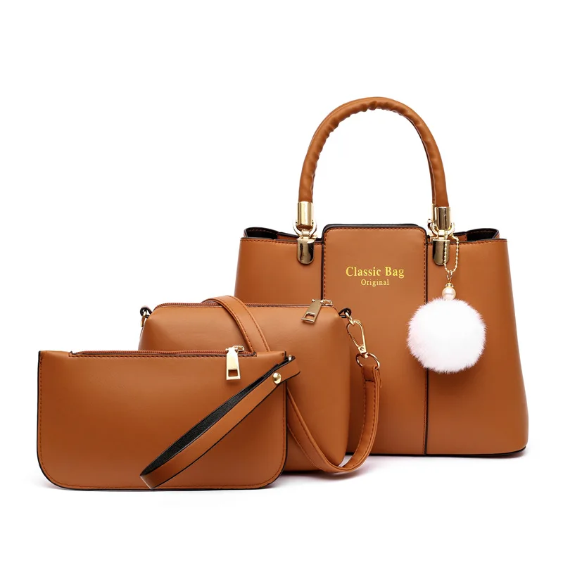 Wholesale ladies Hand bag set Bags women handbags ladies purses and handbags luxury women