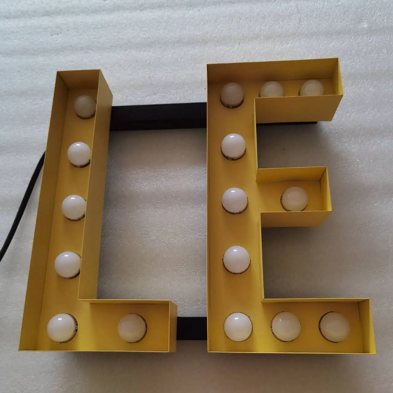 Marquee large Led Numbers Tall 1ft/2ft/3ft/4ft Marquee Sign Free Stand Light Up Building Giant Letters