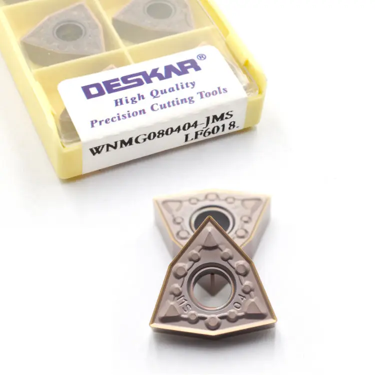 DESKAR WNMG080404-JMS WNMG080408-JMS LF6018 External Turning Tools CNC Lathe Cutting Tools For Stainless Steel