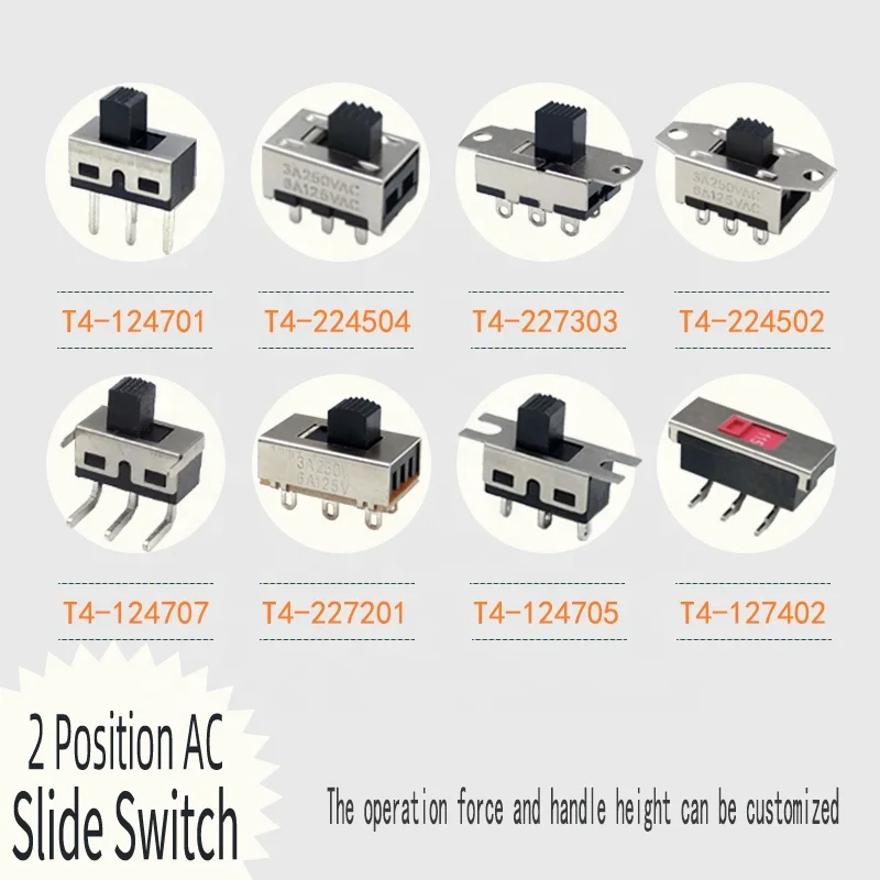Centermcx SS22E10 ползунковый Переключатель ВКЛ/ВЫКЛ 2 way