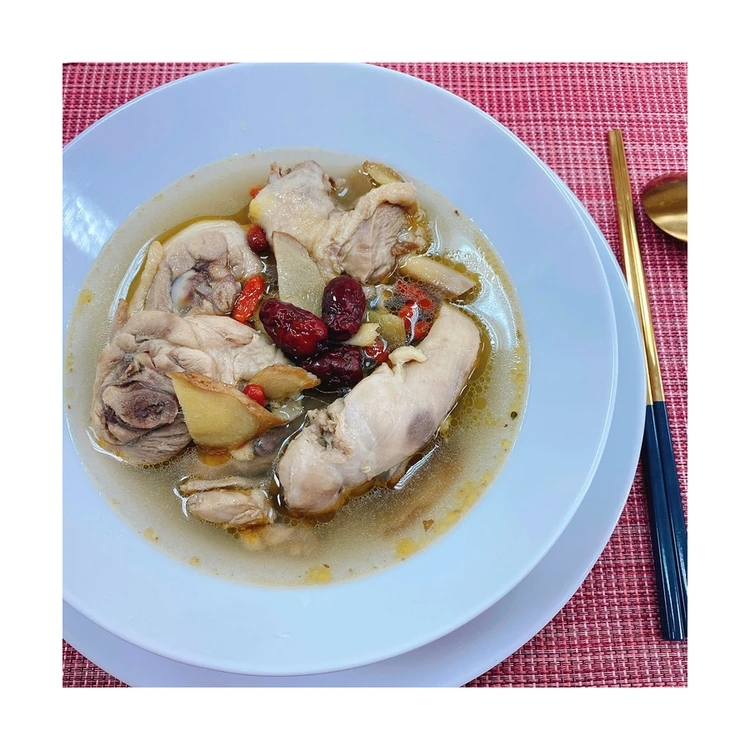 Hot Selling Product Chinese Food Sesame Oil Chicken Stew Soup