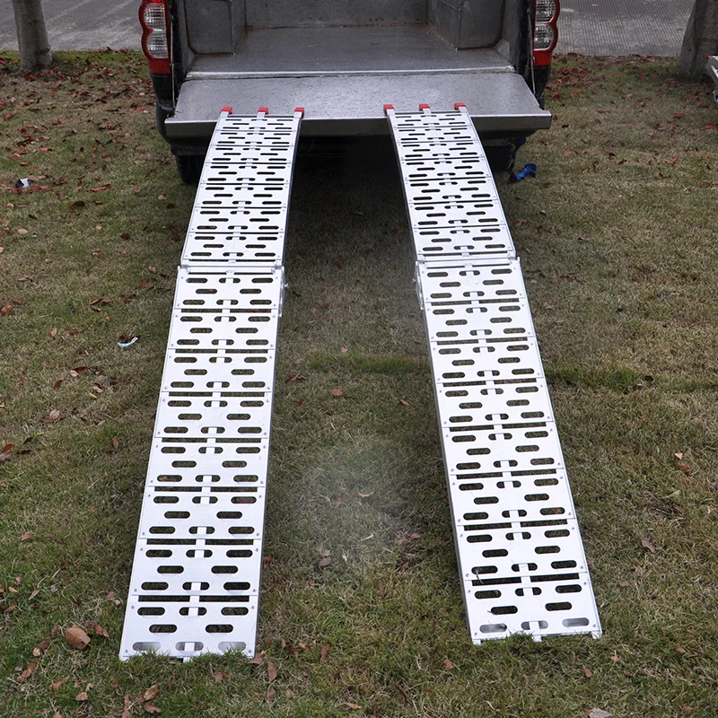 
1 year warranty portable forklift loading container aluminum atv car ramp 