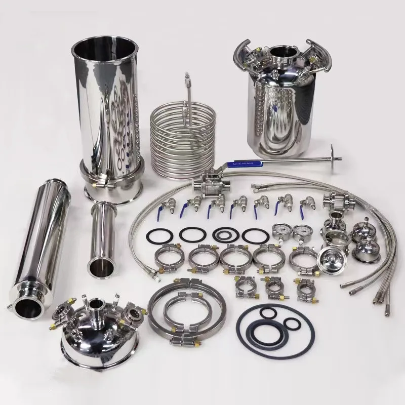 Closed Loop Extractor Dewaxing Column Stainless Steel Closed Loop Extractor 1lb 2lb 5lb 10lb