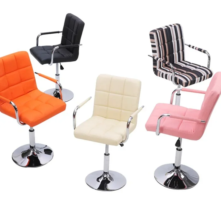 OEM custom Chaise pivotante Modern Used Home Bar Furniture swivel black and white Salon and used barber chairs for sale