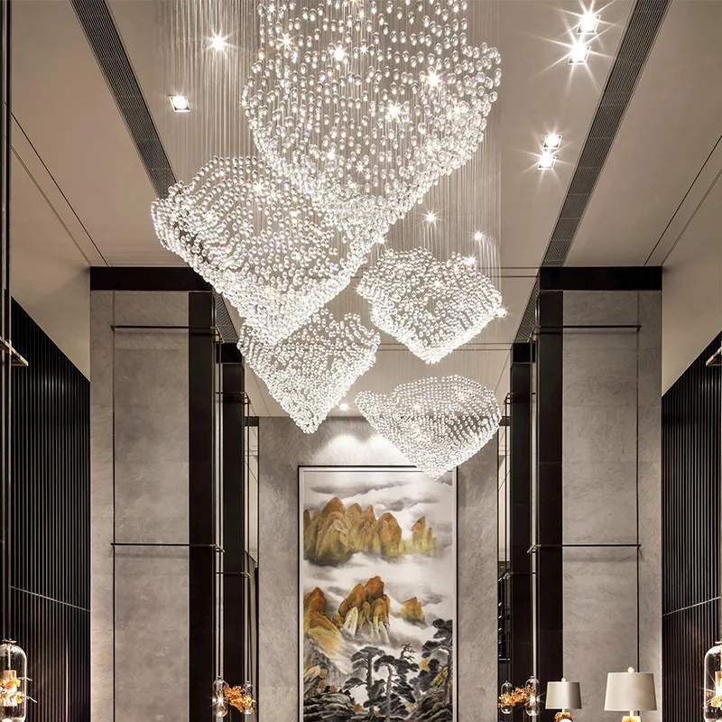 High Quality Best Sales Deluxe Lobby Bar Of Hotel wall light Crystal Chandelier