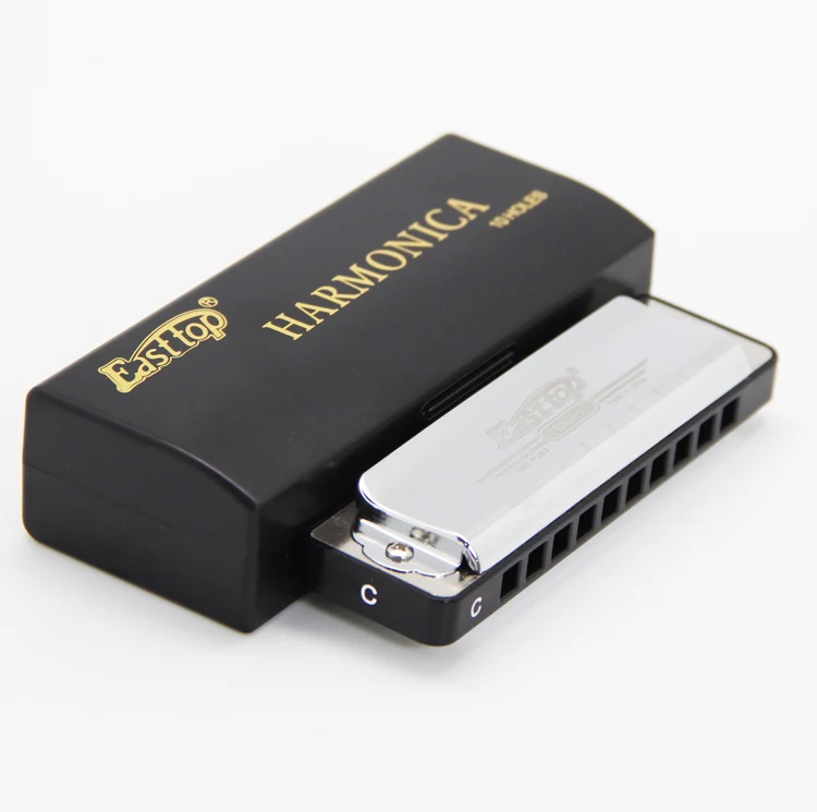 Harmonica Custom Packaging Custom Logo Design Free Samples Harmonica 10 Hole Harmonica Case OEM