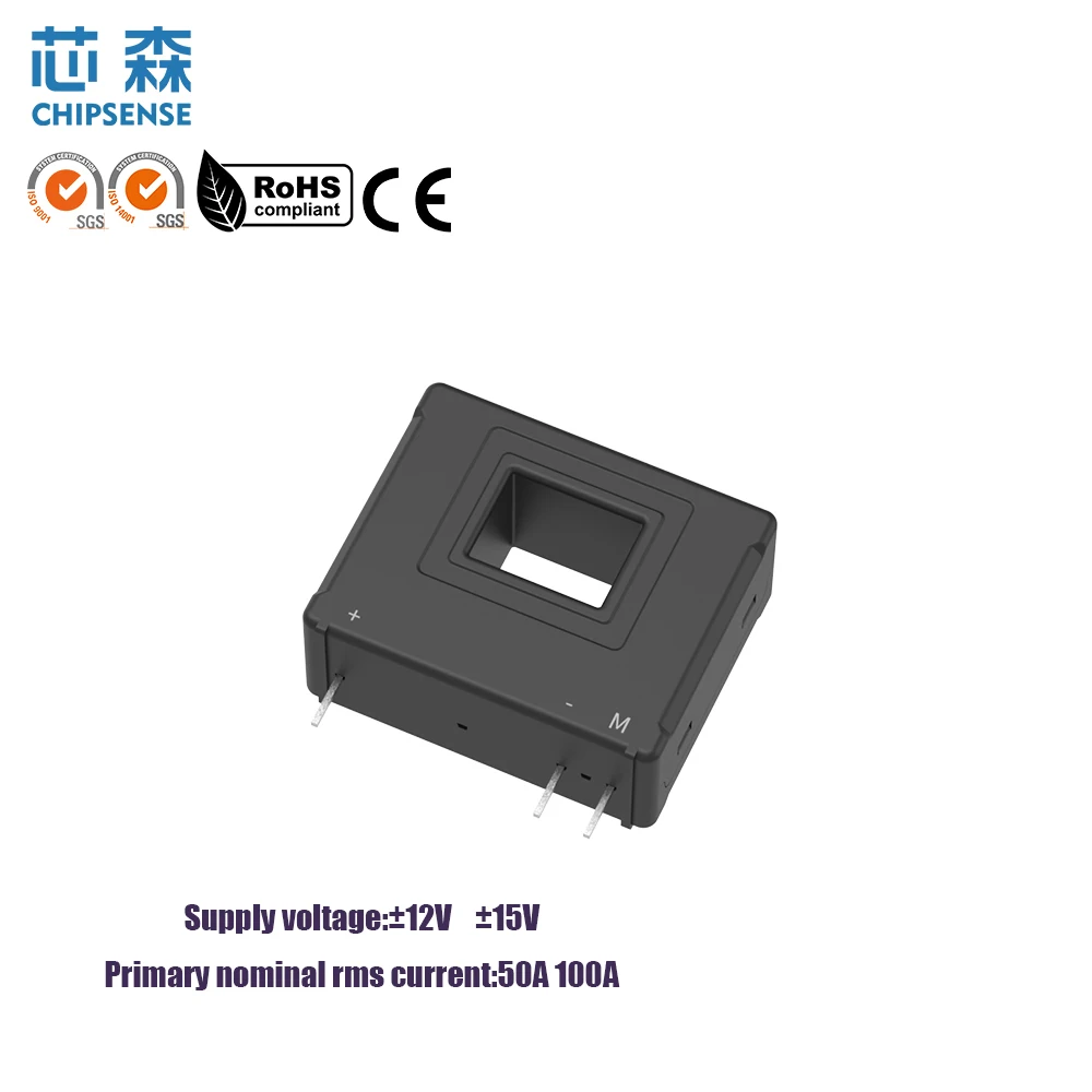 UL CE CHIPSENSE CS3A 100 P51hall effect current transducer for test and detection devices