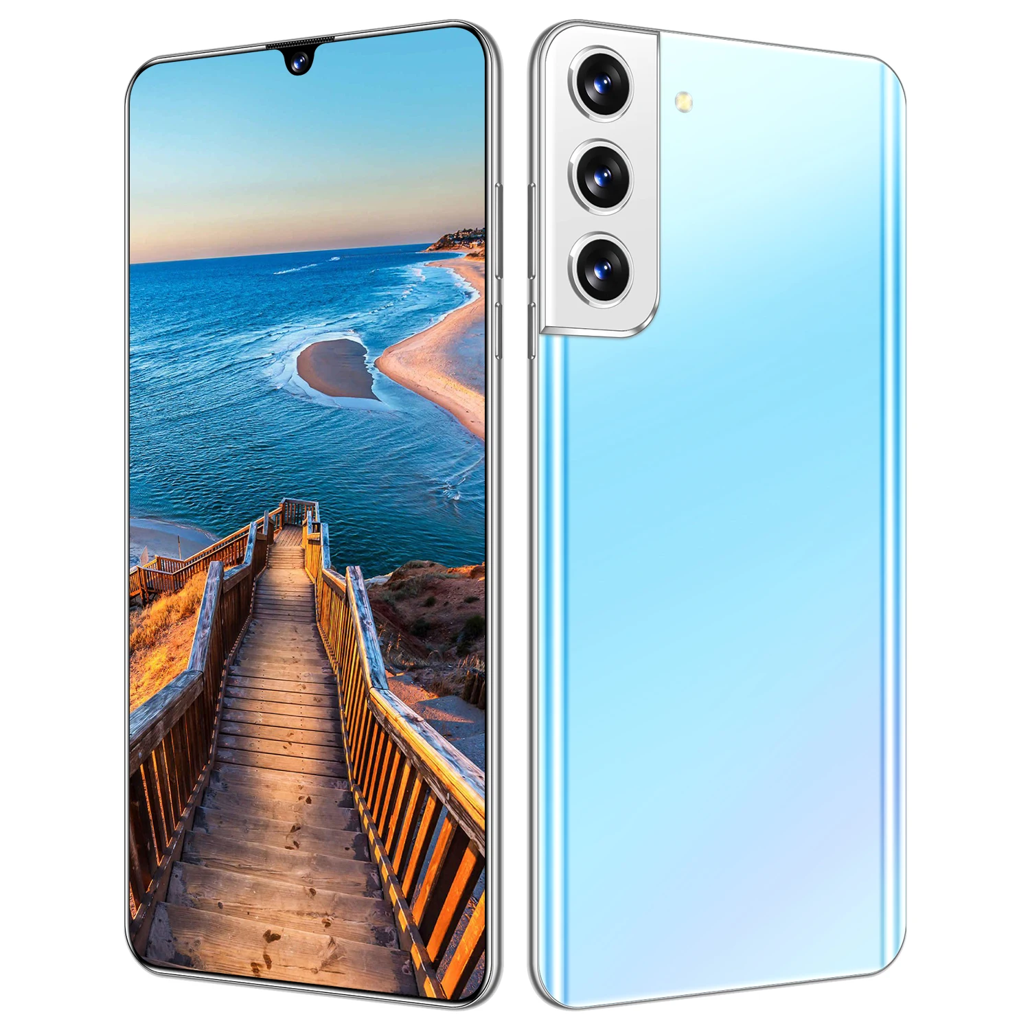 
2021 new unlocked phone S21+ 6.6 inch drop-down screen 12Ram + 512Rom Android mobile game smartphone 