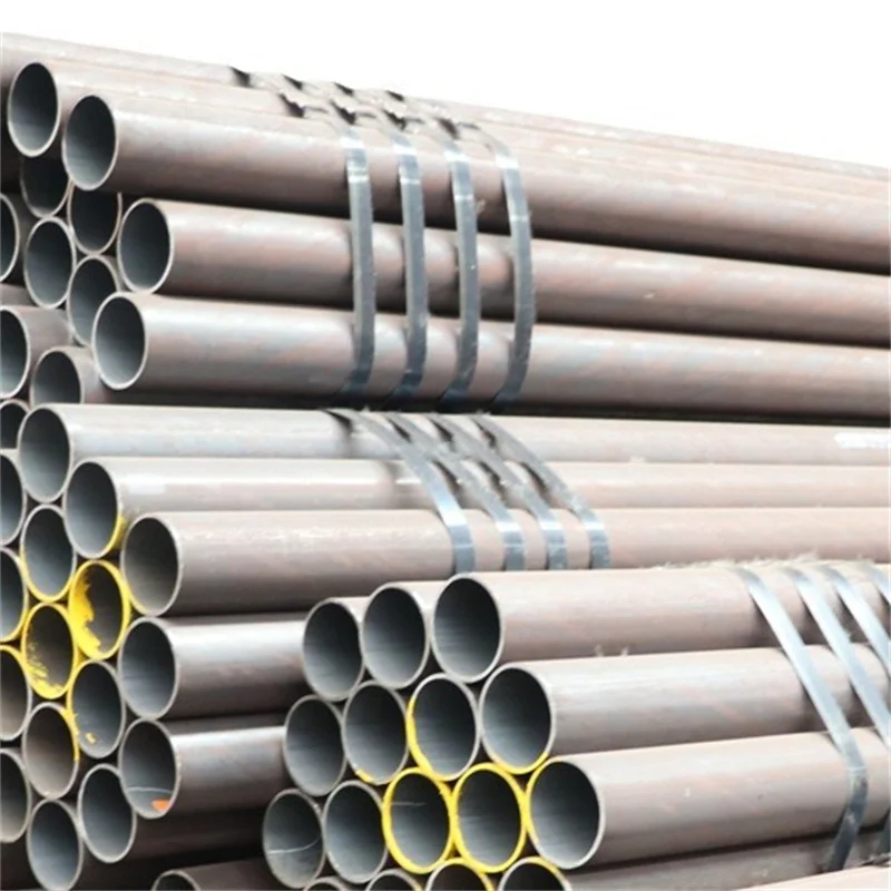 Steel pipes for construction A106 BRG A53 SMLS PIPE Black painted pipeline BE Support tempering
