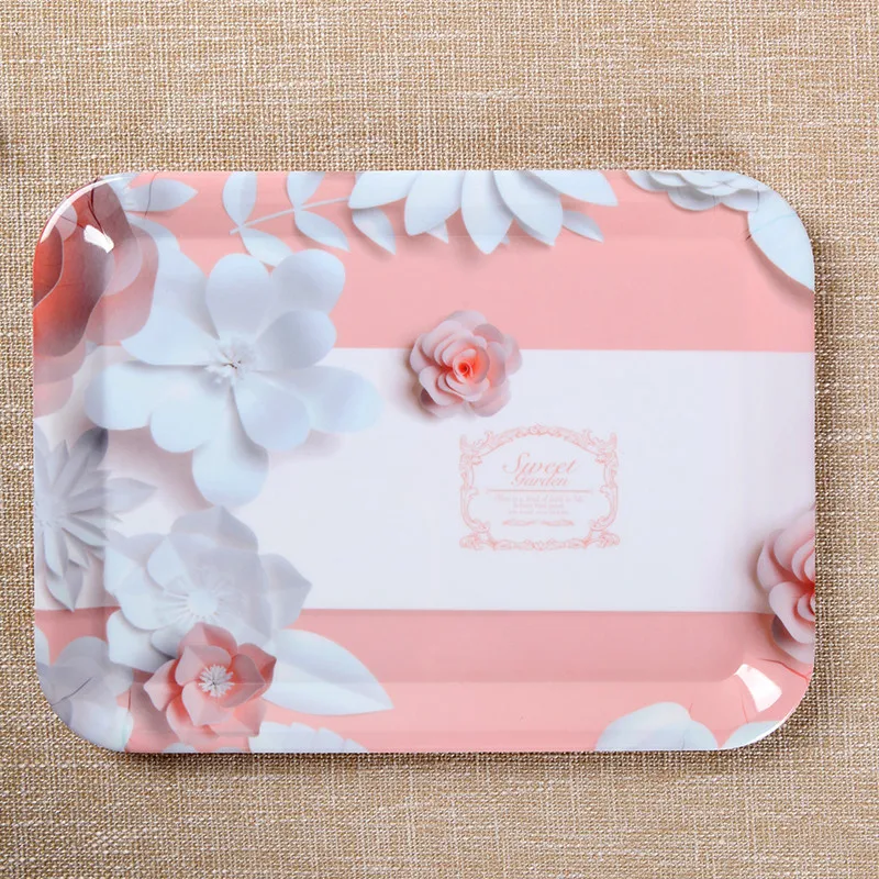 Современная гавань прямоугольная тарелка без БПа безопасный поднос для фаст-фуда Меламиновый отеля