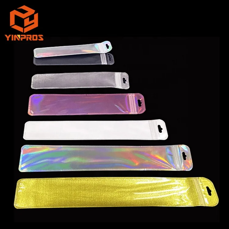 silver golden color zip bags resealable poly baggies with zip top lock for packaging shipping incense watch daily necessities