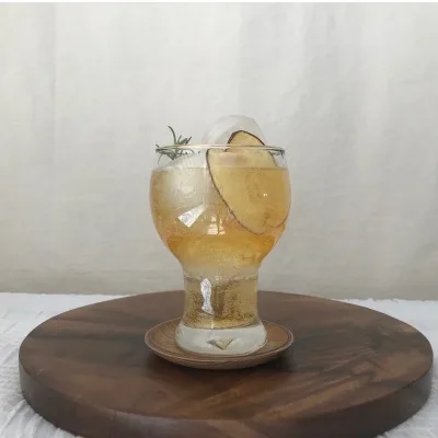 amazon top seller hot selling Ball Shaped Goblet 400ml fancy martini unique creative  glass cocktail cups bar set glass