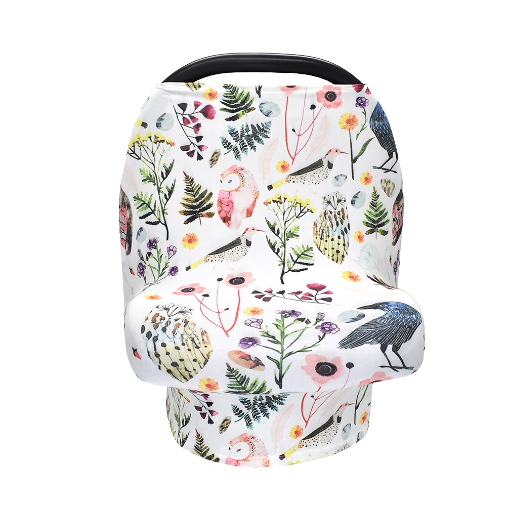 Super Soft Cotton Multi Use nursing cover Baby Car Seat Covers Canopy Shopping Cart Cover Scarf