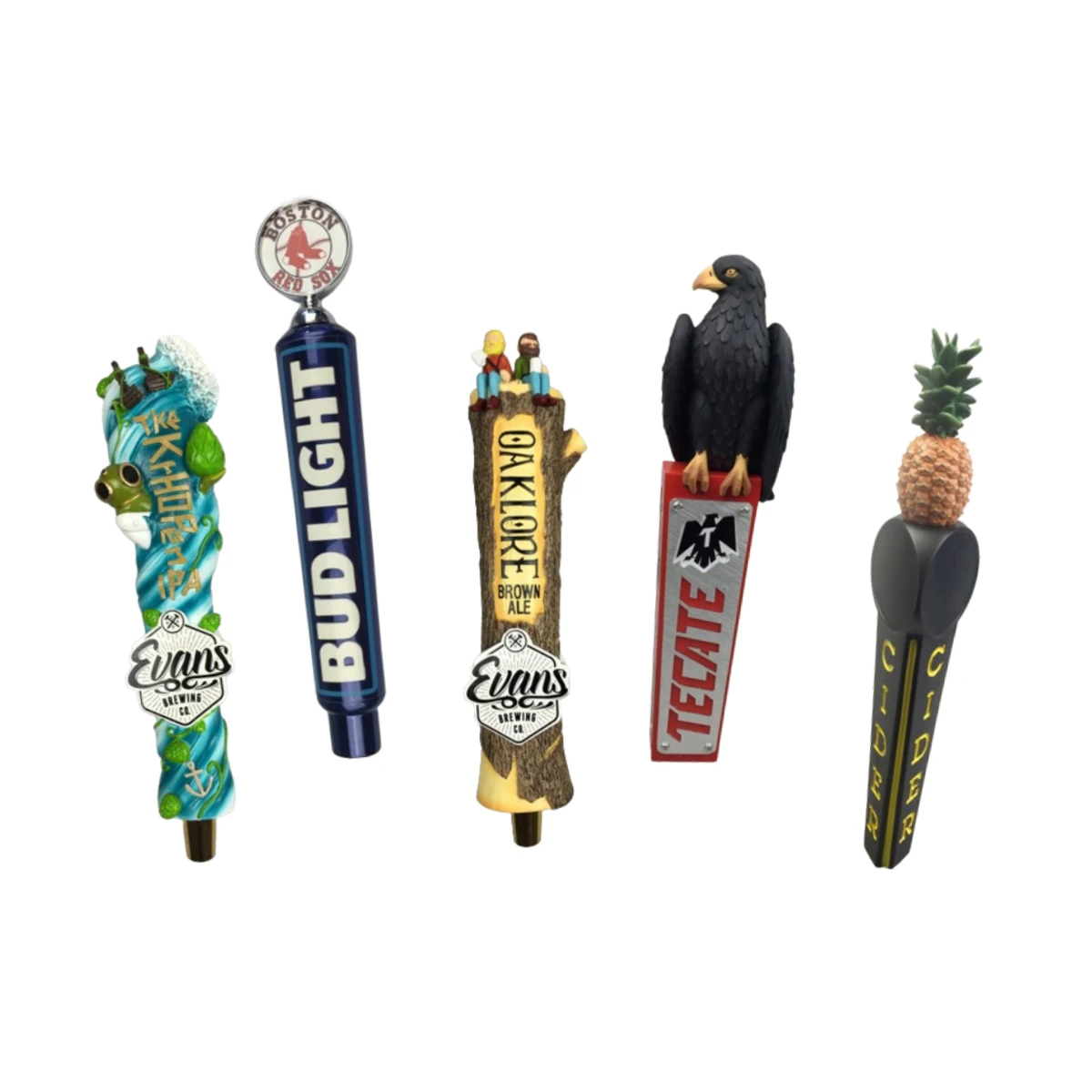 Factory Custom Resin Beer Tap Tower Gift Set with Bear Figure Bar Accessories