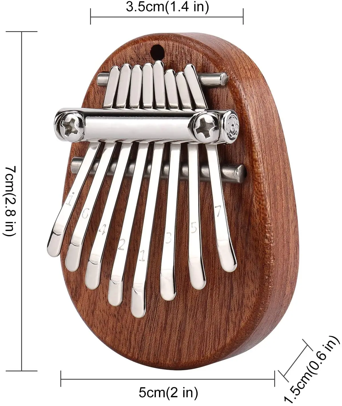 Hot sale kalimba 8 mini keys thumb piano Finger Keyboard