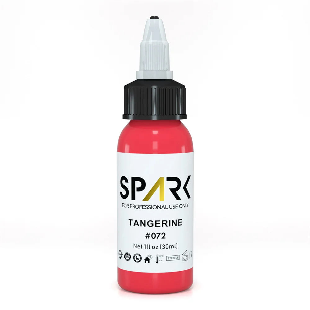 High Quality Deep Red Spark Tattoo Ink  Pmu Pigments Ink  Permanent Tattoo Inks Lipstick Red  Reach Standard for Tattoo