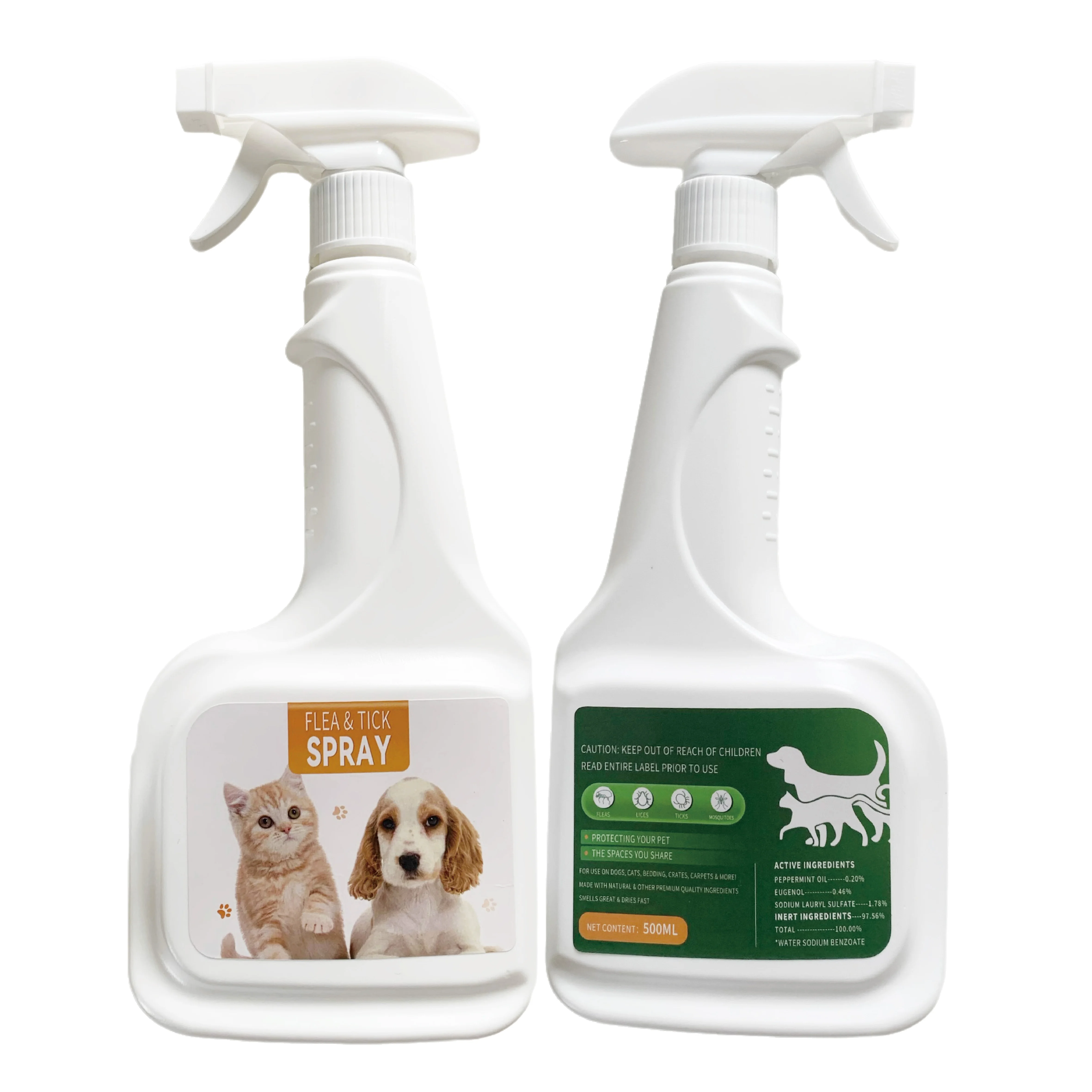 17OZ Natural Flea and Tick Spray Safe for Pets & Families Effective Indoor House Mouse Pest Control