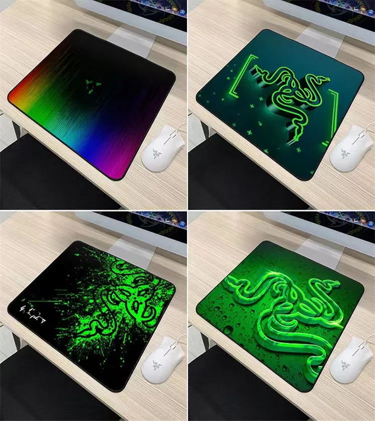 Рекламные коврики для мыши OME с популярным рисунком компьютерного коврика Razer игровой коврик
