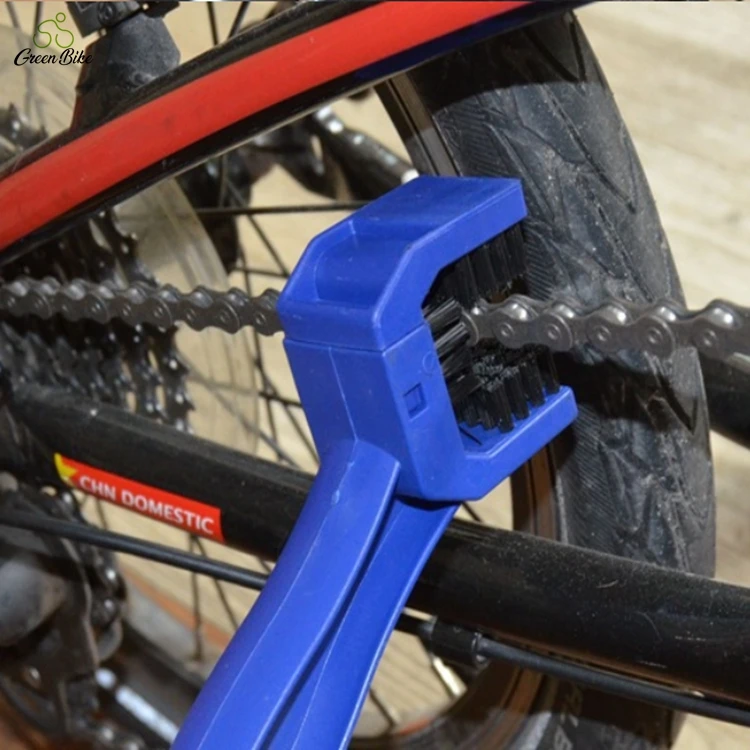Cheap Bike Tools Motorcycle and Bike Chain Cleaning Brush Plastic Bicycle Cleaner for easy carry chain brush