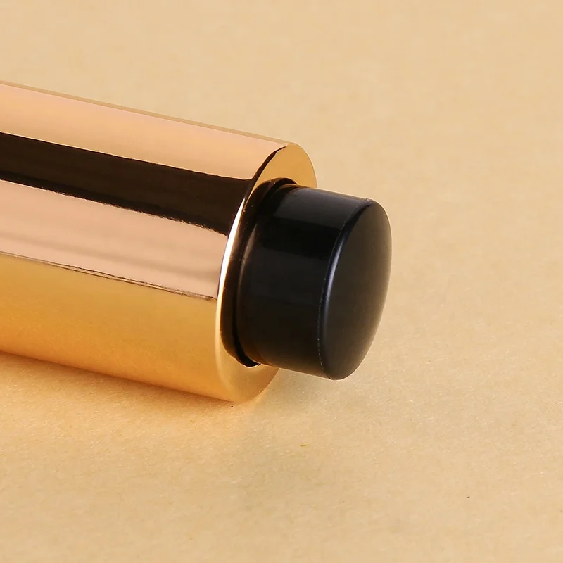 Gold 4ml Empty Cuticle Oil Pen Private Label Lip Oil Pen Container Cosmetic Tube Twist Pen with Brush