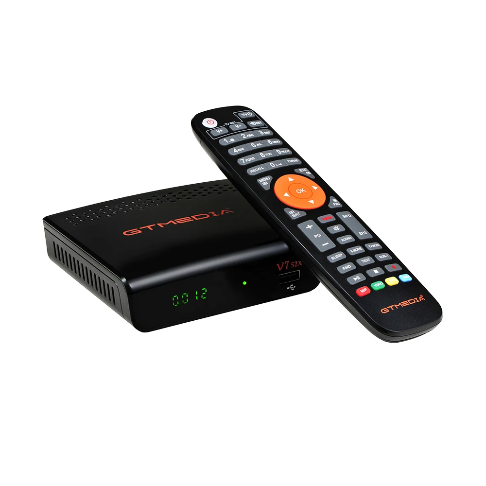  Быстрая доставка оригинальный спутниковый декодер GTmedia v7 S2X HEVC DVB