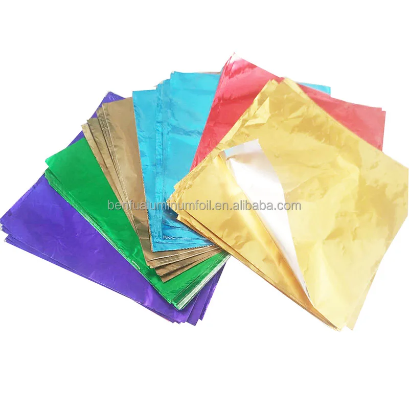 12 Micron Aluminum Foil Sheet Size 10 cm * 10 cm 100 Sheets in One Bag
