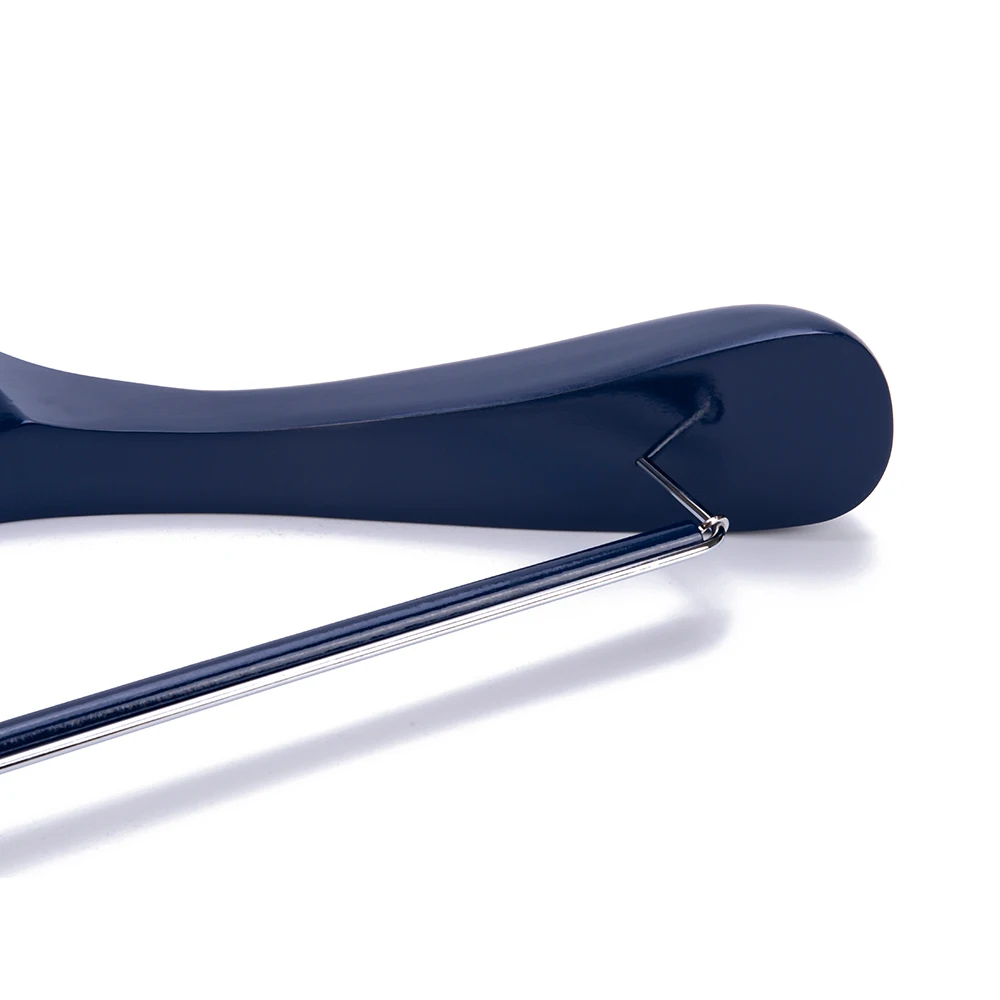 Luxury personal tailor garment custom logo unique style suit coat cloth hanger wood