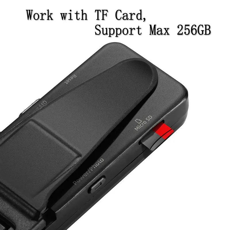 A8 Body Camera HD Car DVR Video Cam IR Night Vision Back Clip Magnetic Camcorders for Home Office Pets