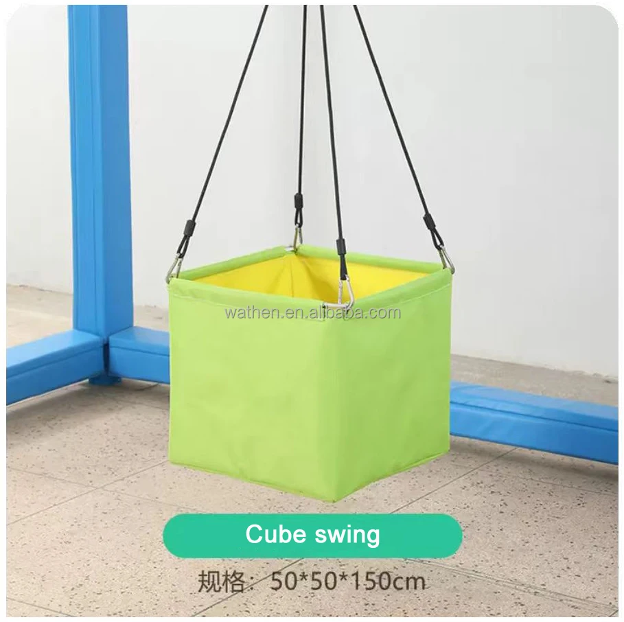 Custom Indoor Playground Equipment Children Sensory Training Equipment with Swing for Education Center Kids Hospital