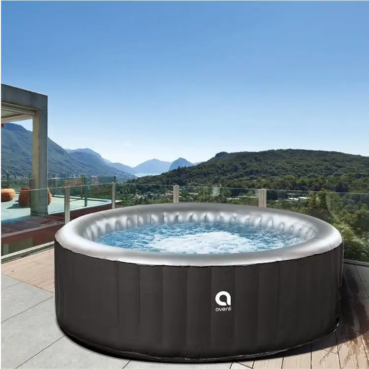  Round inflatable spa pool whirlpool massage hot