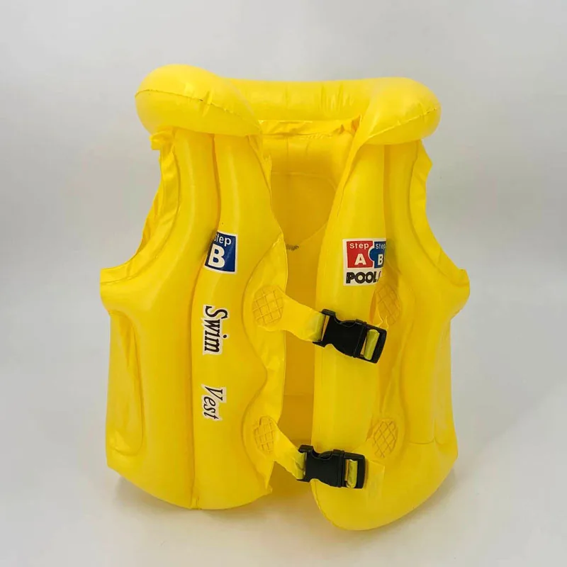 Safety pvc inflatable Children swim vest life-saving jacket water