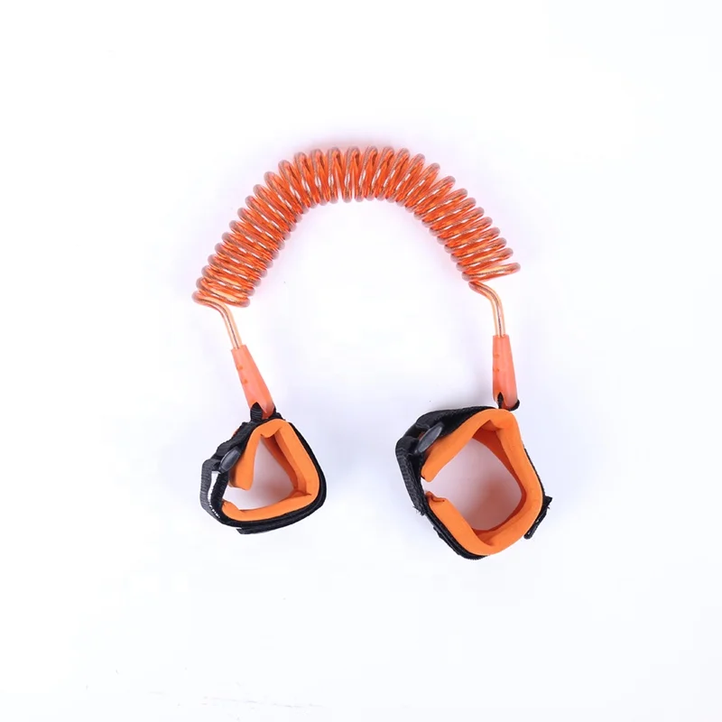 Toddler Kids Safety Harness Child Wrist Leash Anti Lost Wrist Link Skin Friendly Fabric Wrist Straps Rotatable Rope